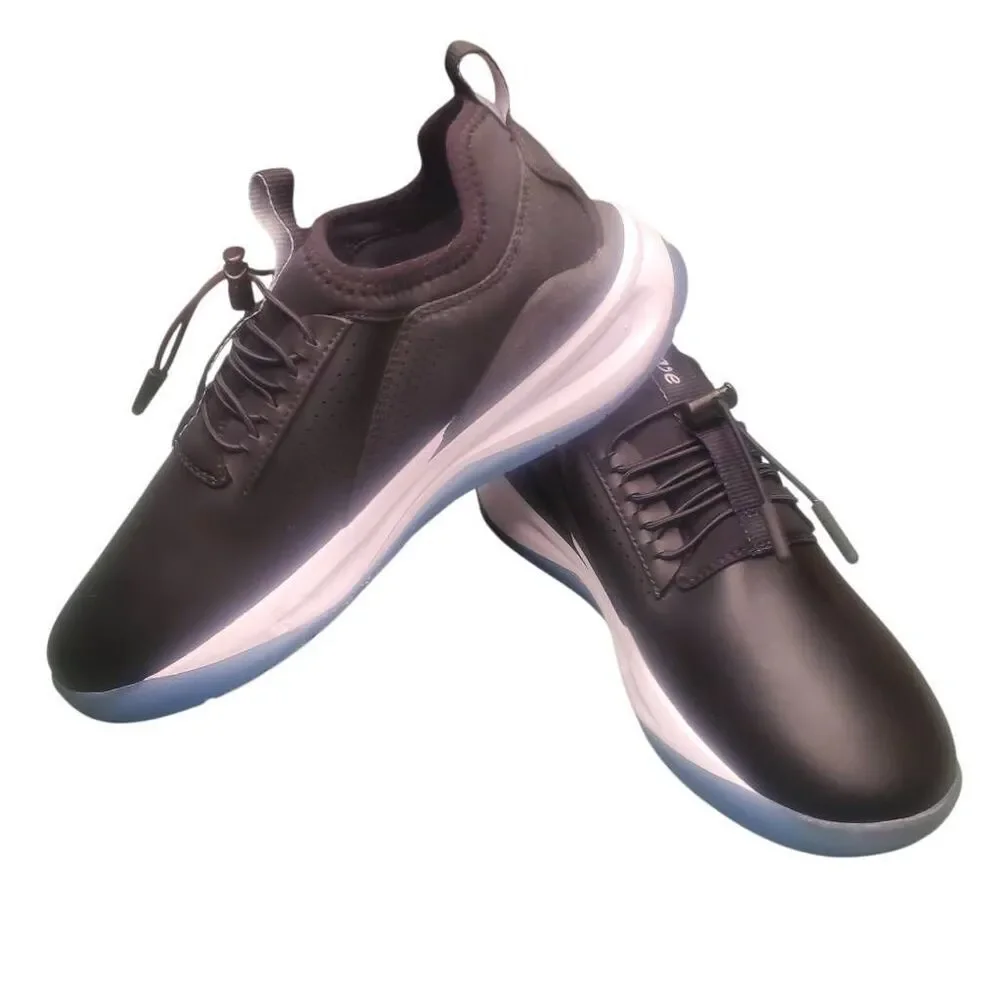 Clove Classic Night Shift Black/White Women's Bungee Athletic Shoe 7.5